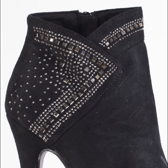 🚫SOLD🚫🆕NEW BOOTIES RHINESTONE ACCENTS SZ 9 - Picture 2 of 4